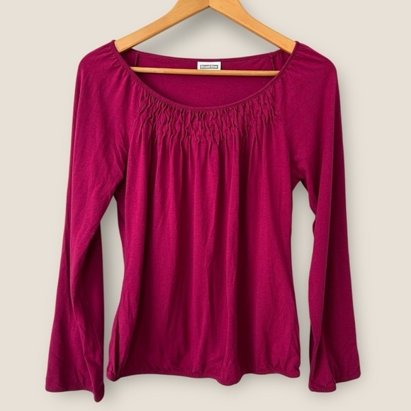 Street One Tops - Street One Magenta Long Sleeve Top